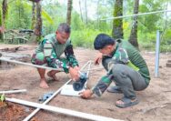 Instalasi Pipa Rampung, MCK RT 9 Kampung Keakwa Siap Digunakan
