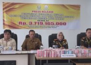 Kajari Musi Rawas Berhasil Melakukan Pemulihan Keuangan Negara Senilai Rp 3,7 Milyar Pada Dinas PU BM Musi Rawas