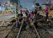 Ada Pekerjaan Perbaikan Geometri Jalan Rel, KAI Daop 1 Jakarta Imbau Pengguna Jalan Hindari JPL 14 dan Gunakan Jalur Alternatif