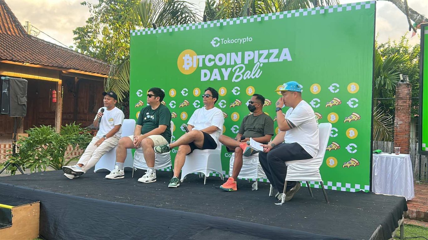 Tokocrypto menggelar perayaan Bitcoin Pizza Day di Bali pada 24 Mei 2026. Sumber: Tokocrypto.