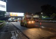 Tingkatkan Keamanan dan Kenyamanan Pengguna Jalan, PT Jasamarga Tollroad Maintenance Laksanakan Pekerjaan Rekonstruksi dan SFO di Ruas Tol Jakarta–Tangerang