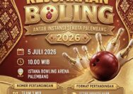 Istana Boling Arena Jadi Tuan Rumah Kejuaraan Antar Instansi Kota Palembang 2026