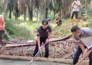 Gotong Royong Bangun Konektivitas, Cor Jalan Penghubung Babat Supat-Lais