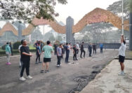 Pererat Kebersamaan, Manajemen BRI Region 6 Gelar Jogging Bersama di Kawasan TMII