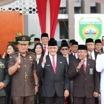 Sekda Sumsel Edward Candra Pimpin Upacara Hari Lahir Pancasila 2026