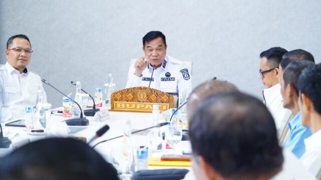Terima Caretaker KONI, Bupati Toha Harapkan Pembinaan Atlet Muba Terus Berlanjut