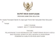 Pemkab Muba Resmi Terapkan WFH Setiap Jumat untuk ASN