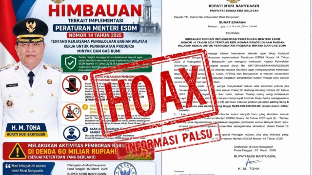 Pemkab MUBA Tegaskan SE Terkait Implementasi Permen ESDM No 14 Tahun 2025 Hoaks