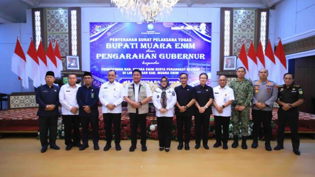 Herman Deru Pastikan Pemerintahan Muara Enim Tetap Berjalan, Tunjuk Sumarni sebagai Plt Bupati