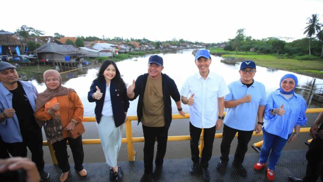 Herman Deru Prioritaskan Infrastruktur Dasar, Resmikan Jembatan Penghubung Senilai Hampir Rp5 Miliar di OKI