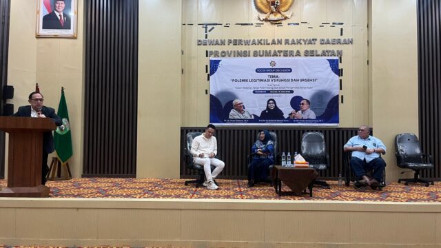 Legitimasi vs Fungsi: Diskusi FORDES Soroti Nasib Kolam Retensi sebagai Teras Palembang