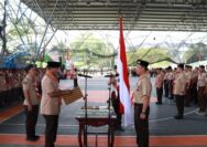 Dilantik Serentak di Stable Berkuda, 308 Pengurus Pramuka Muba Emban Amanah