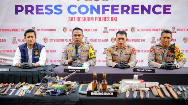 Operasi Senpi Musi 2026 Ungkap Bengkel Senjata Api Rakitan di OKI