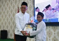 Momen Lebaran Yatim, Kanwil Kemenag Sumsel Santuni 320 Anak Yatim dan Disabilitas