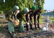 Kenang Jasa Para Pahlawan, Ziarah Rombongan Warnai HUT ke-45 Korem 044/Gapo