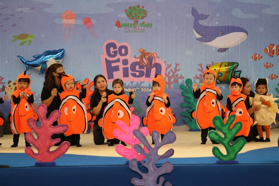<i> The Little Ocean Parade, Apple Tree Pre School - Main Atrium, Ground Floor </i>