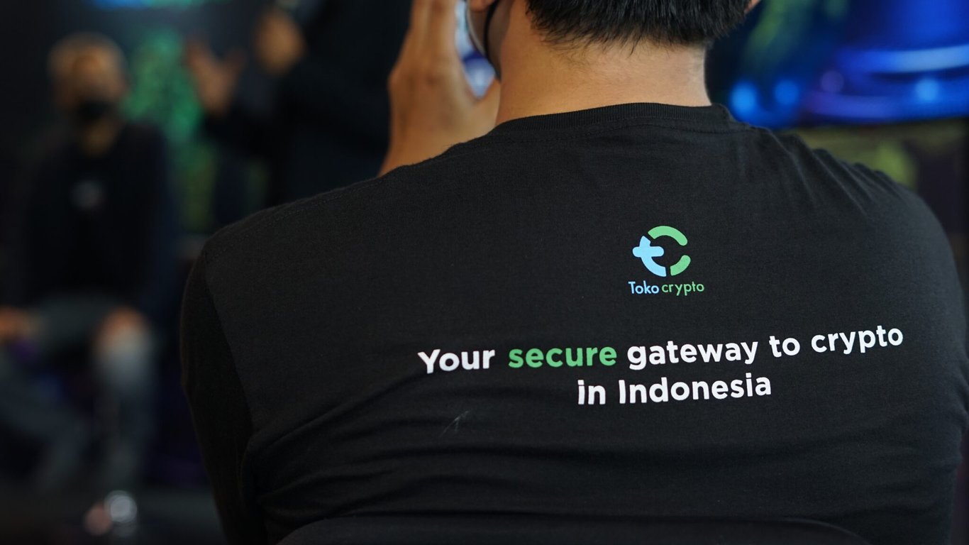 Ilustrasi logo Tokocrypto, platform perdagangan aset kripto yang berlisensi resmi Otoritas Jasa Keuangan (OJK). Sumber: Tokocrypto.
