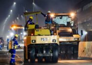 Dukung Perjalanan yang Aman dan Nyaman, PT Jasamarga Tollroad Maintenance Laksanakan Pekerjaan Preservasi Jalan Tol Jagorawi