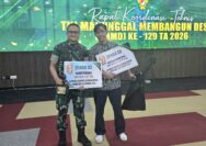 Prestasi Nasional, Kodim 0402/OKI-OI Juara Tiga LKJ TMMD ke-128 Kategori Cetak