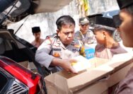 Wujud Syukur Hari Bhayangkara ke-80, Polda Sumsel Bagikan Paket Makanan ke 80 Panti Asuhan
