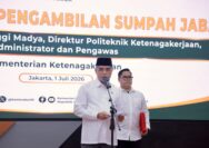 Lantik Pejabat Baru, Menaker Minta Berikan Kinerja Terbaik bagi Masyarakat