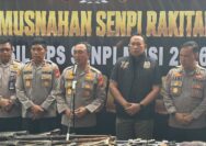 Didukung Partisipasi Masyarakat, Polda Sumsel Musnahkan Ratusan Senpi Ilegal Hasil Operasi Senpi Musi 2026