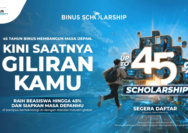 45 Tahun BINUS Membangun Masa Depan, Kini Saatnya Giliran Kamu